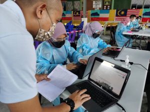 MEASAT Supports Covid-19 Vaccination Drive with CONNECTme NOW service in Kota Kinabalu Vaccination Centres